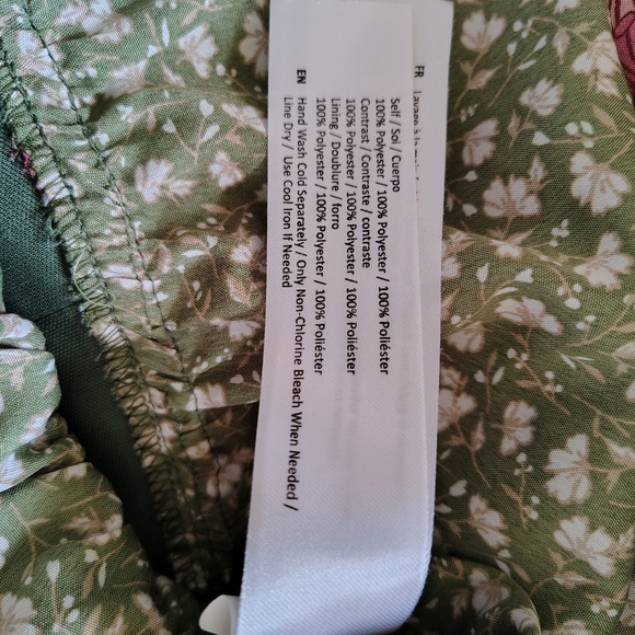 B. O. G. COLLECTIVE Floral Green Maxi Dress Size XS. - Picture 8 of 8